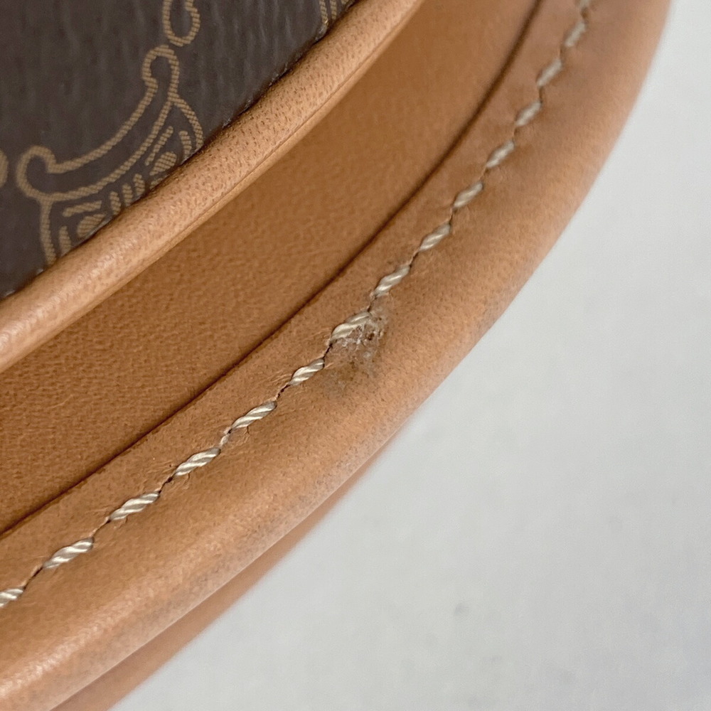 Celine Macadam Pattern Canvas Shoulder Bag Brown - image 3